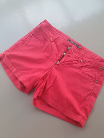 Schnäppchen Shorts Leinenshorts rot 38