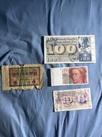 Alte Banknotensammlung Schweiz/Deutschland