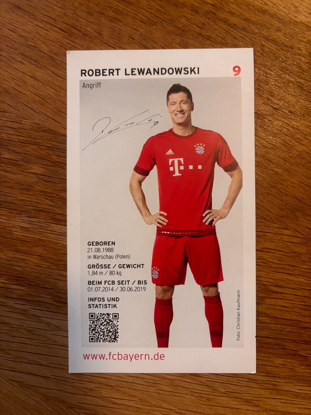 Autogramme: Seltene Original Unterschrift von Robert Lewandowski. – Neu (gemäss Beschreibung) aus Marbach LU von Mckayla4 1