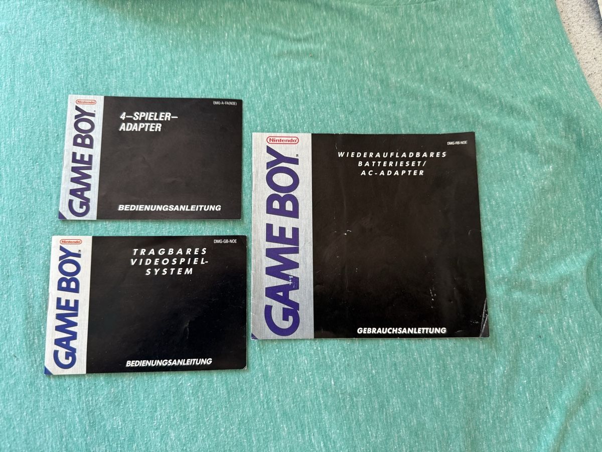 Bücher: Game Boy Zubehör Beipackzettel – Gebraucht aus Bäch SZ von Retroandy