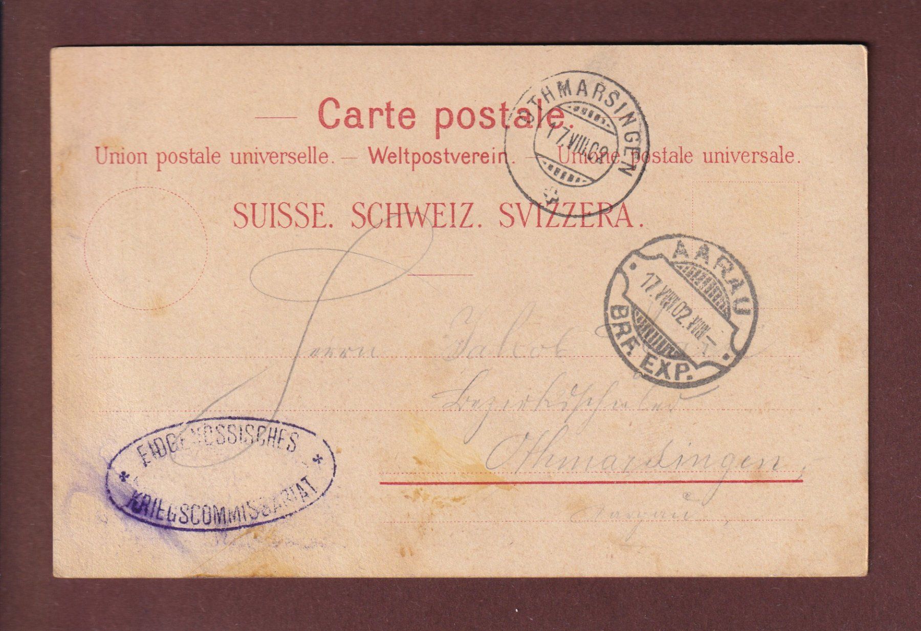 Ansichtskarten: LAUSANNE - Ouchy - Château - 1902 – Gebraucht aus Pully von nicecards 1