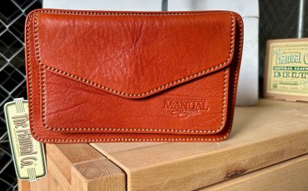 🎁The Manual Co Männer Leder Handtasche BRAUN🎄🎄🎄🎄🎄