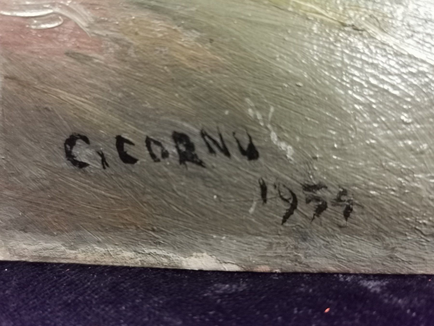 Dipinti: C. CORNU HUILE SUR PANNEAU SIGNÉE ET DATÉE 1954 – Usato da Genève venduto da Qanil77 2