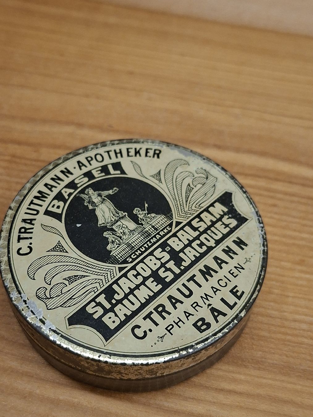 Dosen: Blechdose C.Trautmann Apotheker Basel  – Gebraucht aus Ganterschwil von HeidiuPeter 1