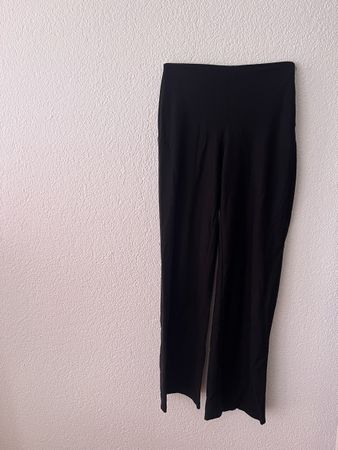 Schwarze Stoffhose