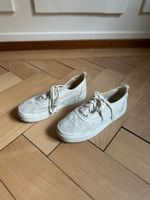 Spitzen Plateau Sneaker weiss - 38