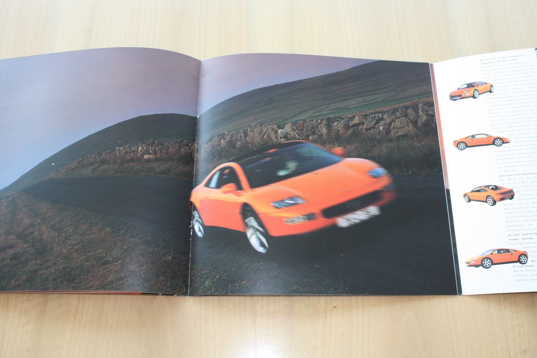 Audi Documenti: Audi Quattro Spyder Studie Modell Prospekt – Usato da Wikon venduto da erwin400 4