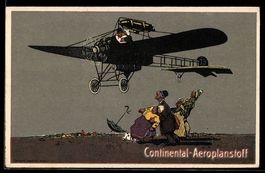 Reklame Continental-Aeroplanstoff für F