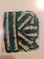 Abstraktes Kunstwerk "Kathrin" – Original Mischtechnik 1987