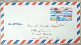 TR10 Enveloppe + Timbre Japon 1989