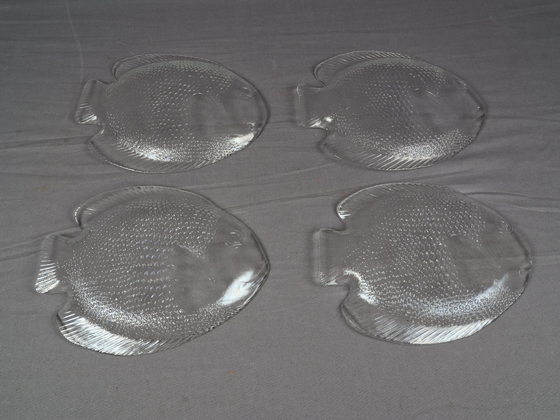 Set di piatti: GLASTELLER Fisch, 5er Set – Usato da Steinen venduto da Restwert_Steinen 5