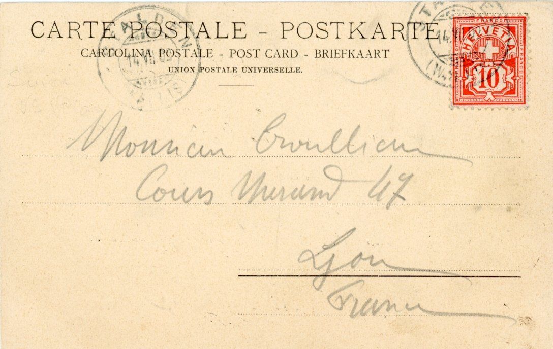 Ansichtskarten: Stalden  VS   am Eingang ins Saas-Tal      um 1902 – Gebraucht aus Brig von Valcards54 1
