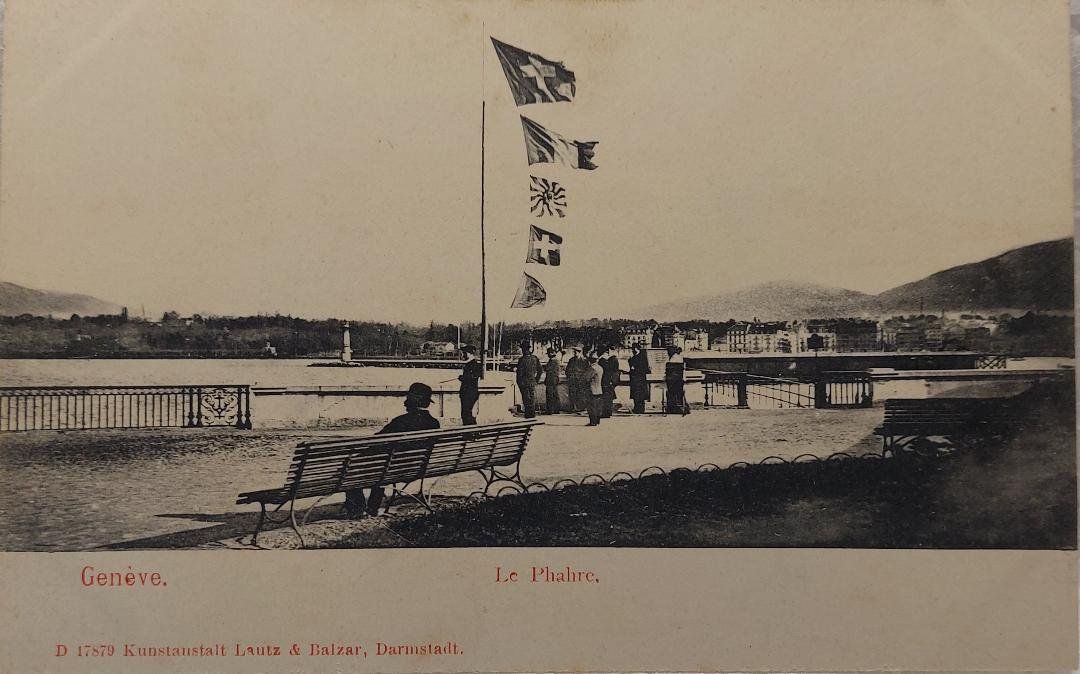 Ansichtskarten: GENÈVE - Le Phare – Gebraucht aus Delémont von Domdom1