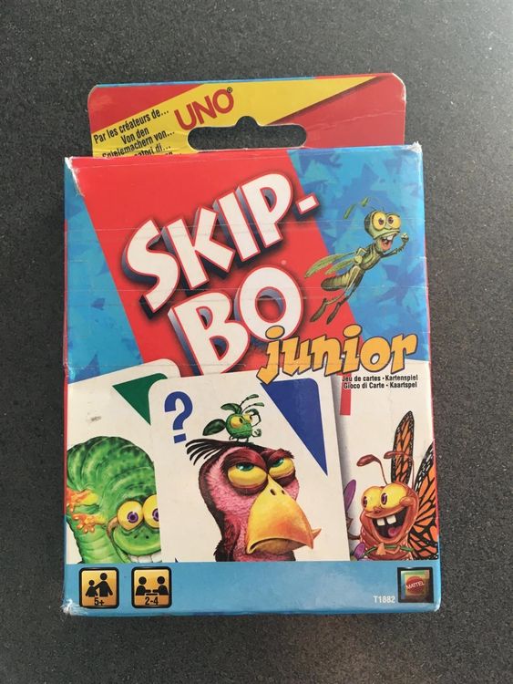 Mattel Spiele Jeux de cartes Skip-Bo Junior