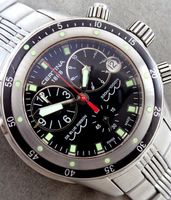 Certina DS Blue Ribbon Taucheruhr Chronograph Edelstahl