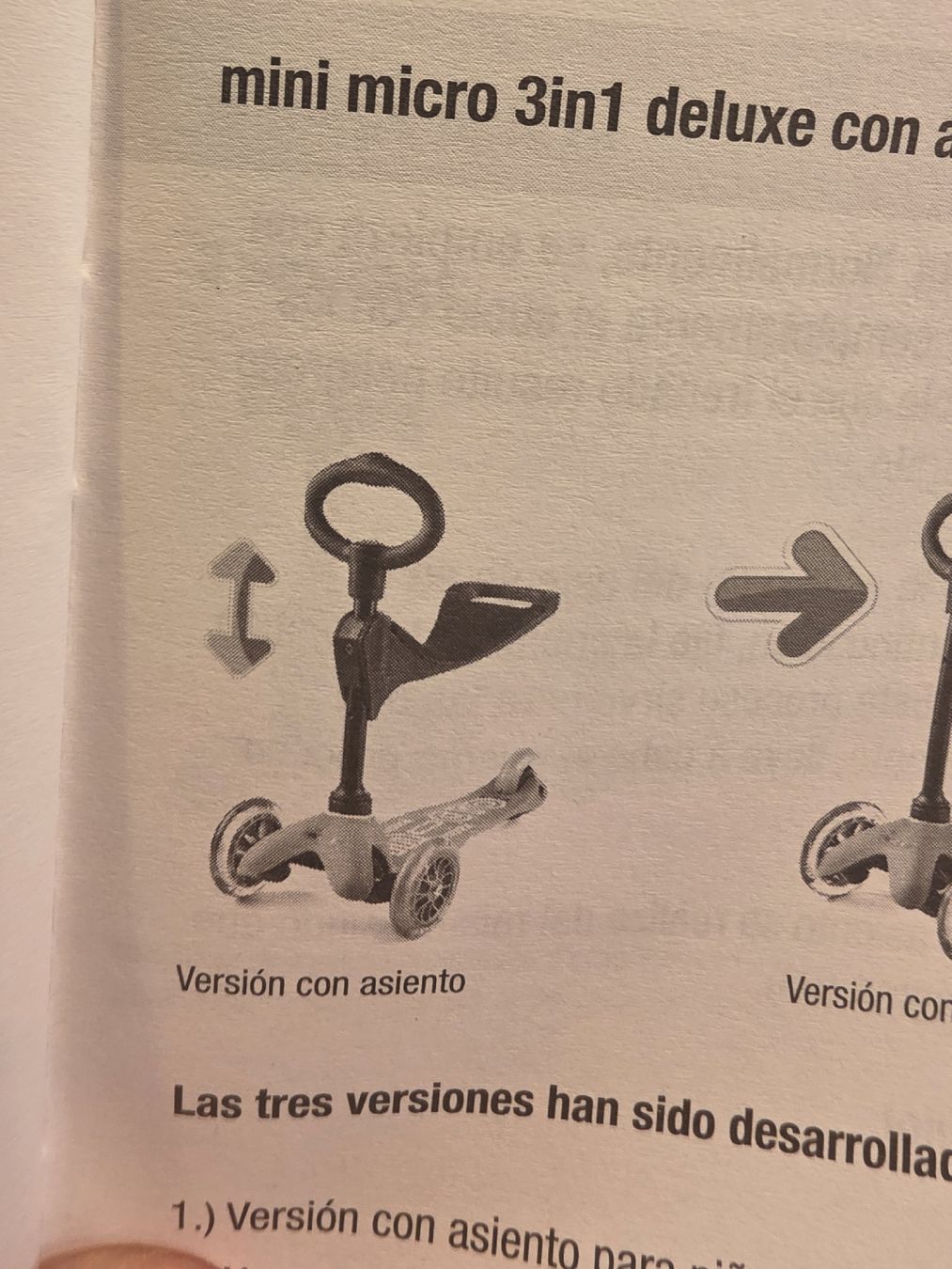Micro Veicoli per bambini: Micro Mini  Deluxe sitzstange, Top Zustand, Schwarz – Nuovo (secondo la descrizione) da Arbon venduto da MadameLuLa9320 1