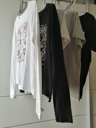 Pepe Jeans Kleiderset 5 Oberteile Lang-+kurzarm Damen Gr.S+M