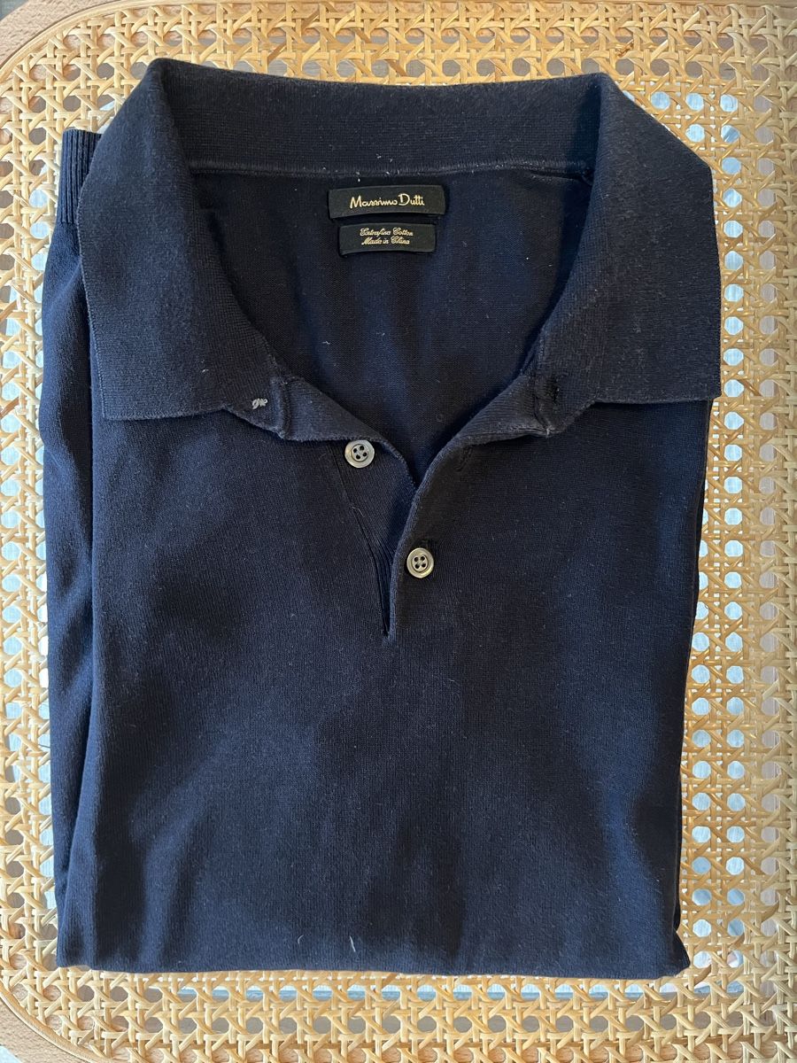 Massimo Dutti Polo-Shirts: Poloshirt, dunkelblau, Gr. M, Massimo Dutti – Gebraucht aus St. Gallen von Gloom22 3