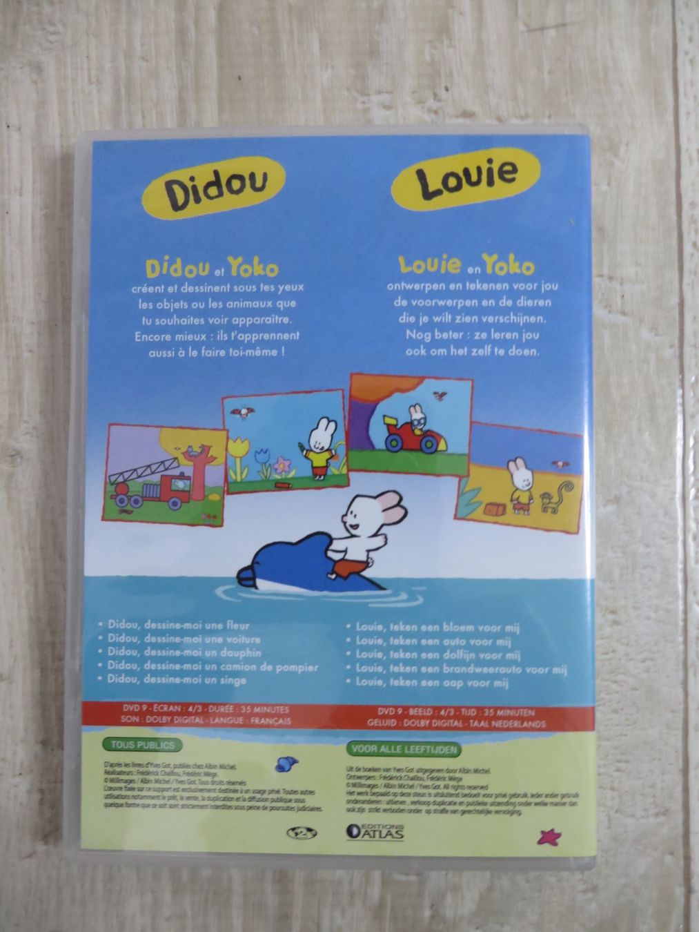 Tous les DVDs: J216 - DVD Didou et Louise Dessinent – D'occasion à Sottens par locepa 1