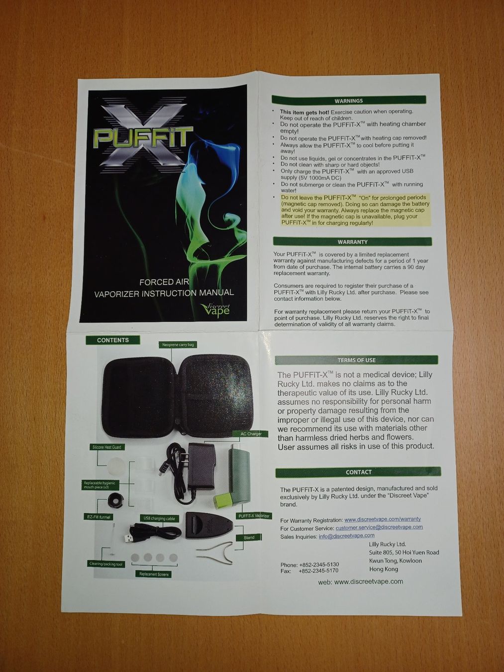 Altri Prodotti per fumatori: Puffit Herbal Vaporizer – Nuovo e nell'imballaggio originale da Linthal venduto da Luther 5