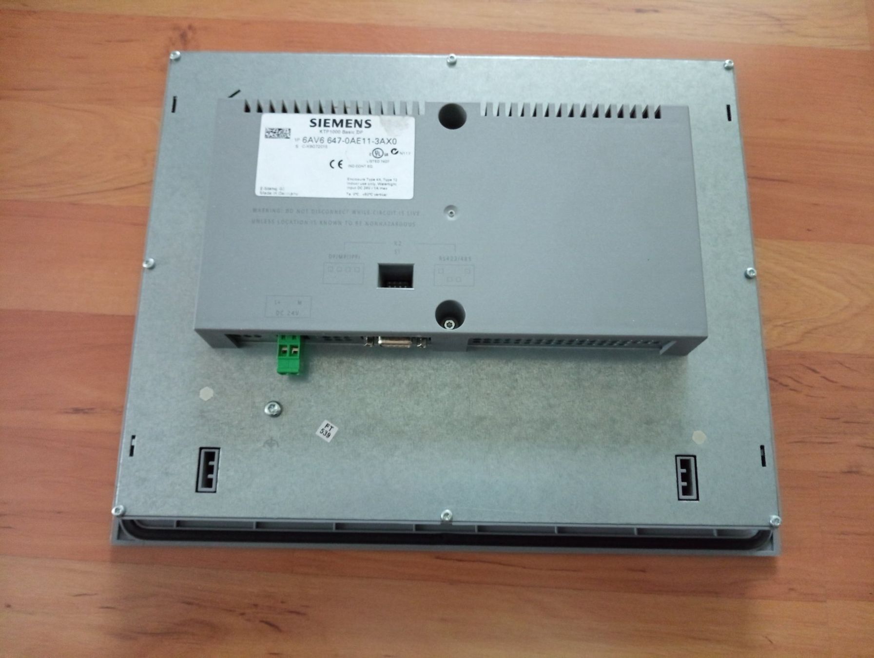 Siemens Elektronikbauteile: Siemens SIMATIC HMI KTP1000 Basic DP / 6AV6647-0AE11-3AX0 – Gebraucht aus Ufhusen von HKSC 1