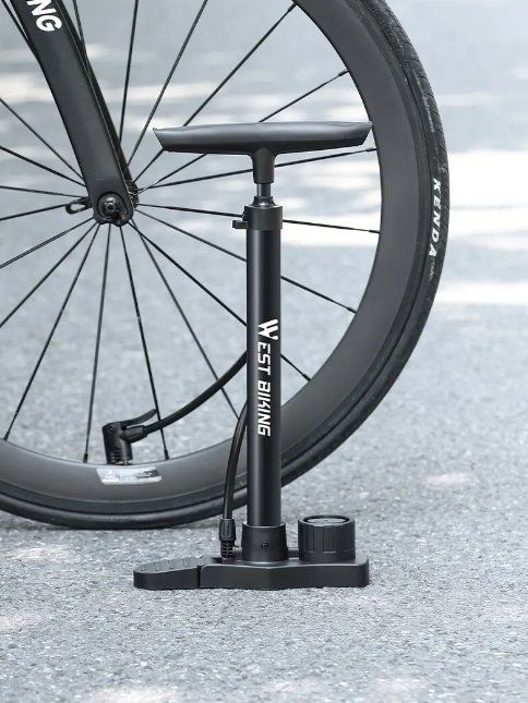 Pompe: Fahrradpumpe mit 160PSI Manometer – Nuovo e nell'imballaggio originale da Geneve venduto da Titi2008 1