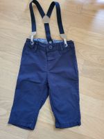 Hose mit Hosenträger, Grösse 68 dunkelblau, Top Zustand!