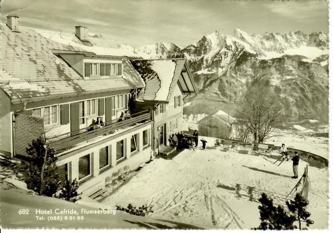 Cartes postales: Hotel Cafrida Flumserberg – D'occasion à Hochdorf par Ziegel-16