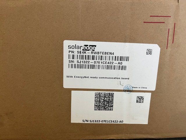 SolarEdge Inverter: Wechselrichter Solaredge SE 4K - RWB – Nuovo e nell'imballaggio originale da Kägiswil venduto da kw7_5pg8 2
