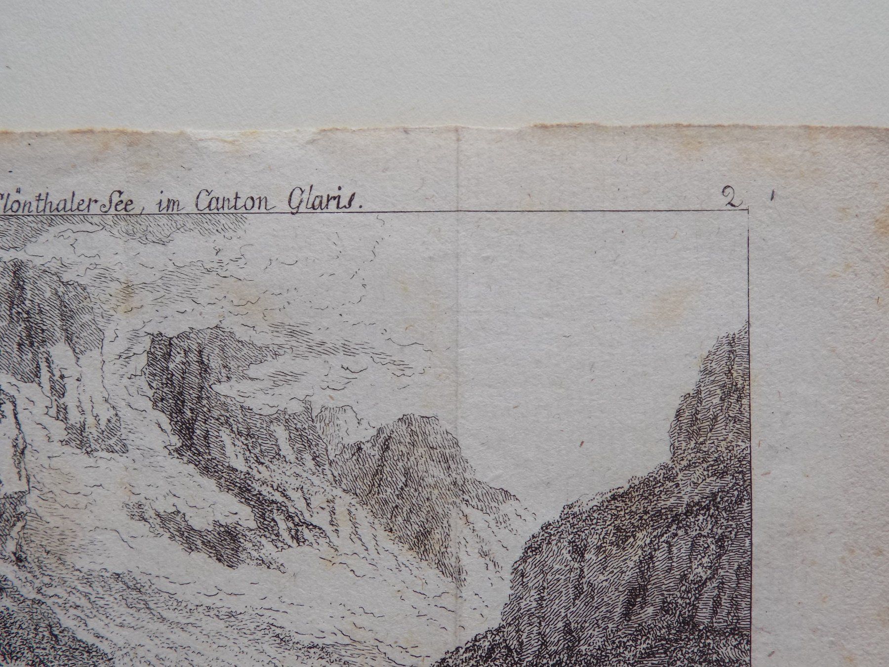 Incisioni: Der Klöntalersee Glarus selten – Usato da Risch venduto da Rischli15 5