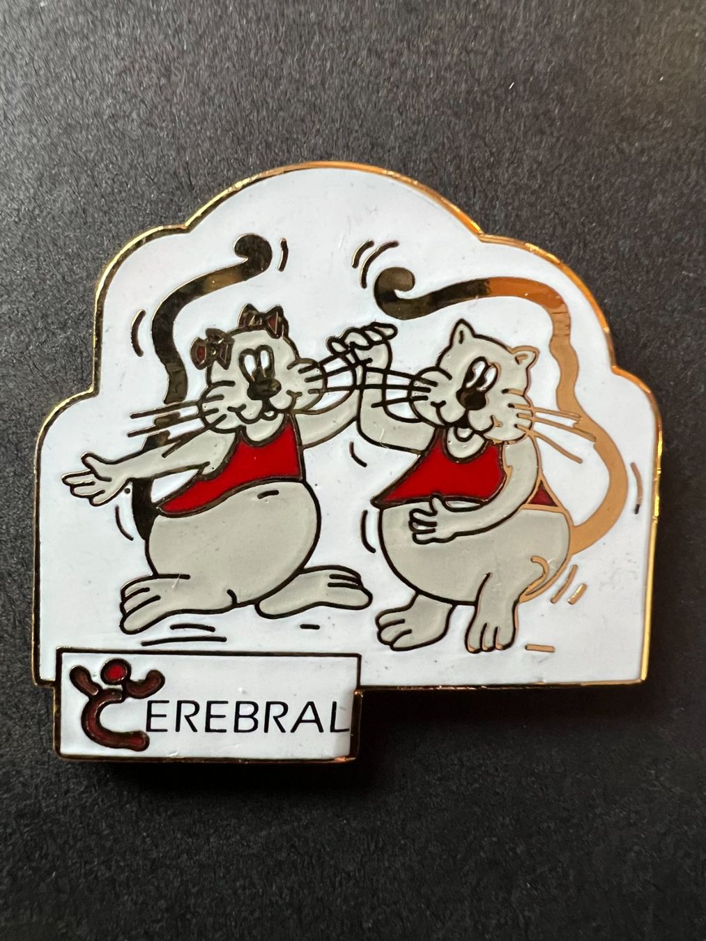 Placchette & Badge: Ansteck-Pins "CEREBRAL" 5er Set.Neu – Nuovo e nell'imballaggio originale da Winterthur venduto da Green-Future 2