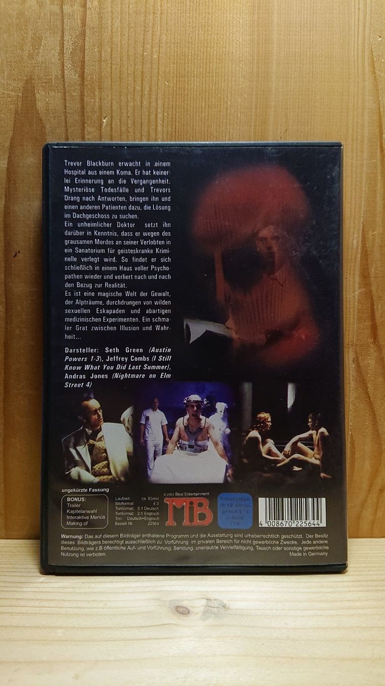 Tutti i DVDs: HORROR IN THE ATTIC DVD mit Seth Green – Usato da Wilderswil venduto da Exebub 1