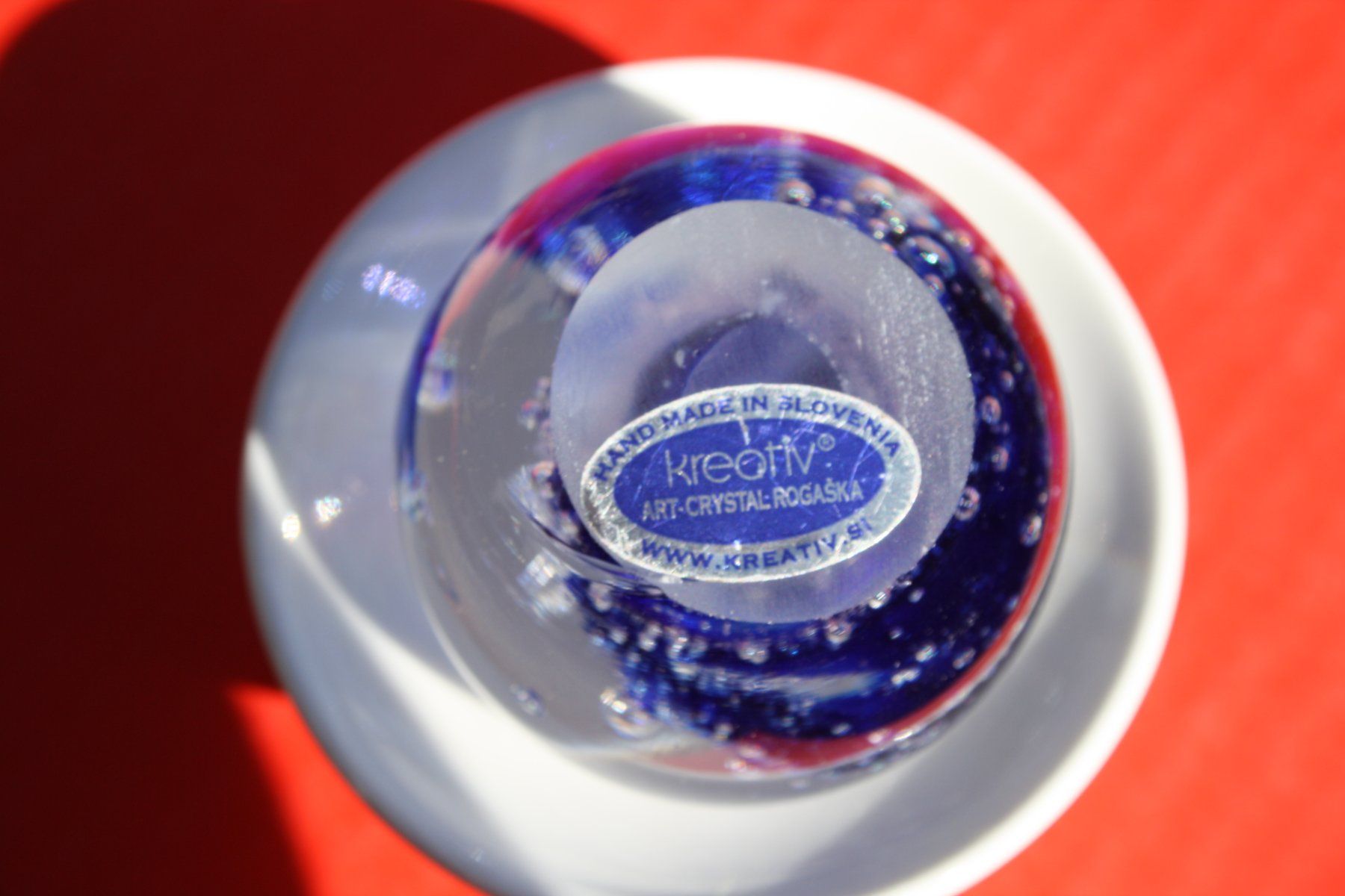Bicchieri: PAPERWEIGHT BRIEFBESCHWERER – Usato da Wauwil venduto da Pneuedy 7