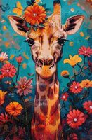 Diamond Painting Giraffe 40x 60 cm