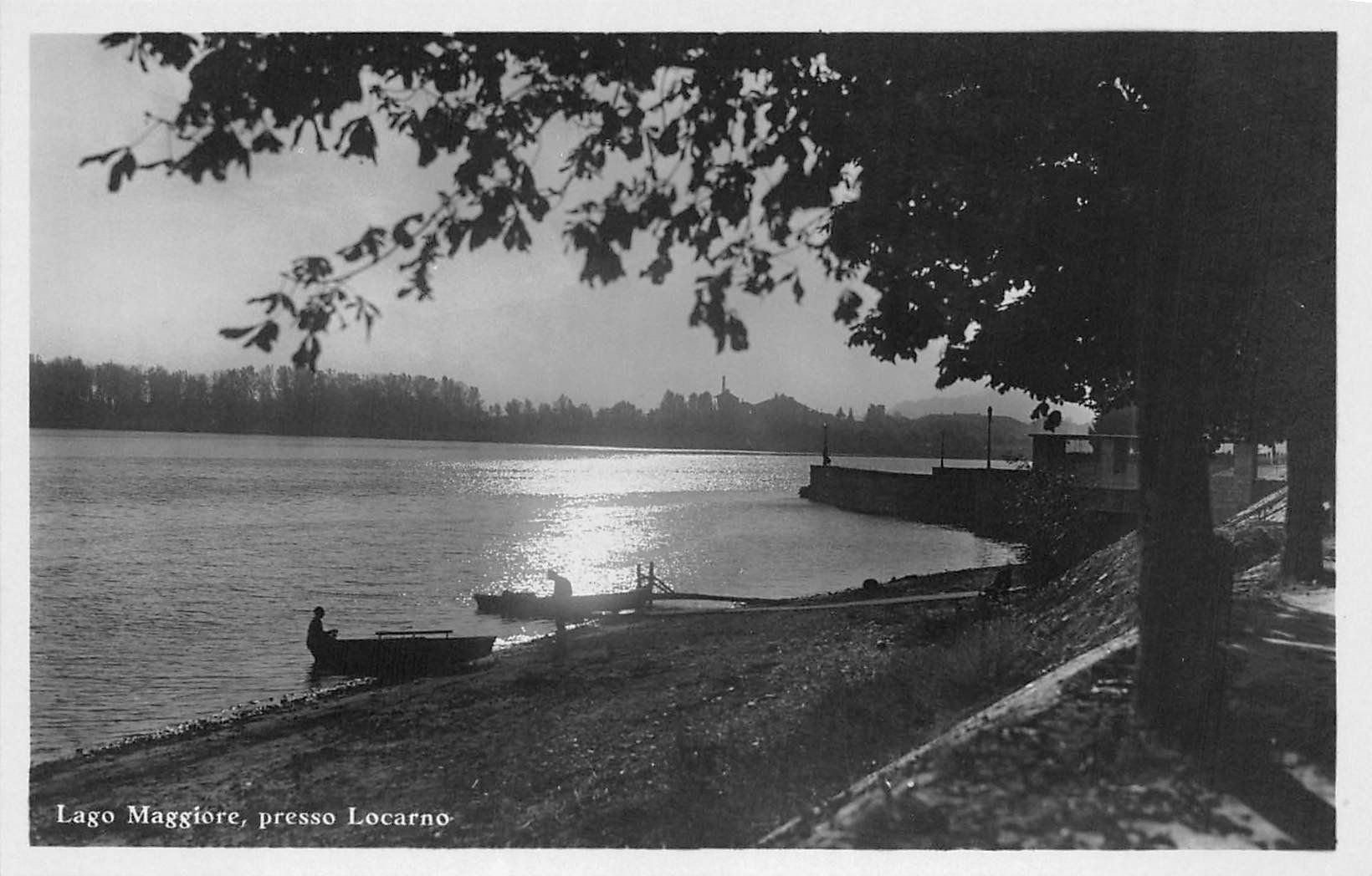 Cartoline postali: 2x Locarno in der Dämmerung – Usato da Ottikon b.Kemptth. venduto da Neptun1974 2