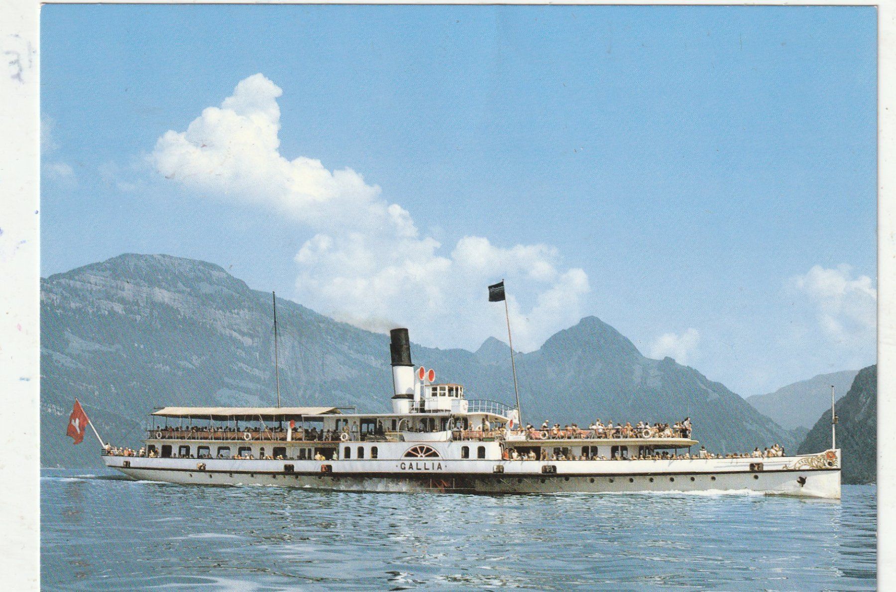 Cartoline postali: Schiff DS Gallia – Usato da Lumbrein venduto da made02