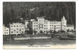 Sils-Maria (GR) Engadin - Hôtel Edelweiss - Tennisplatz 1910