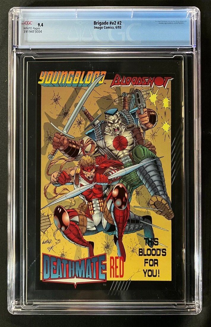 Fumetti: CGC 9.4 Brigade #2 Silver Foil Cover – Usato da Zofingen venduto da gerrymovie93 1