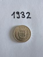 🔥Seltene 5 Franken Münze Schweiz 1932 guter Zustand🔥
