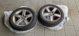 4 Audi Kompletträder Winterreifen gebraucht 5-Speichen