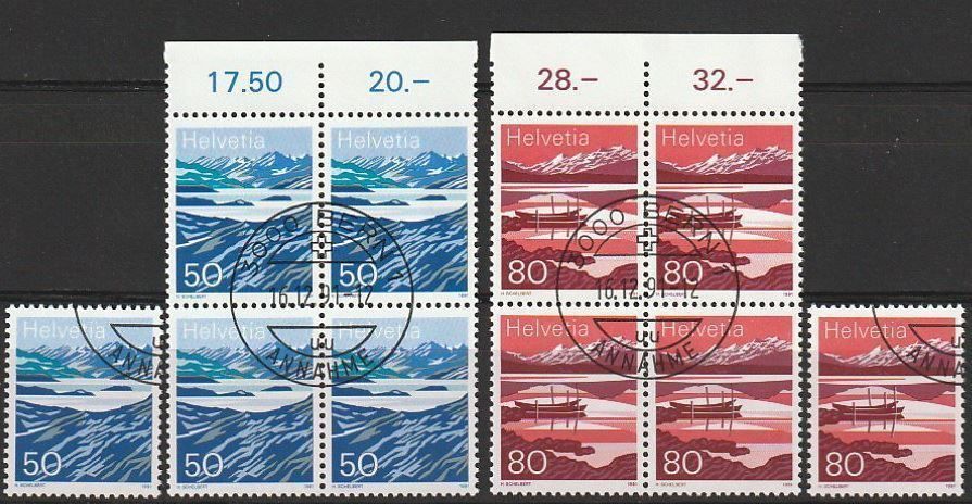 Alle Briefmarken: Landschaften 1991, 16.12.91 – Neu (gemäss Beschreibung) aus Aarburg von Aare10