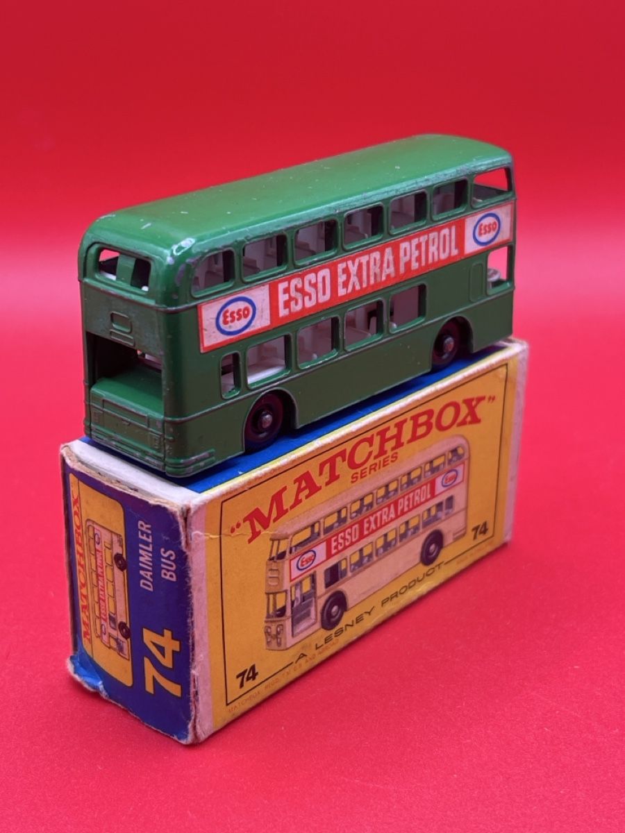 Matchbox Modellini d'auto: Matchbox Lesney Daimler Bus No 74 Esso – Usato da Root venduto da 156500 2