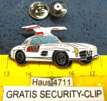 MERCEDES 300SL FLÜGETÜREN OFFEN AUTO PIN MIT SECURITY-CLIP