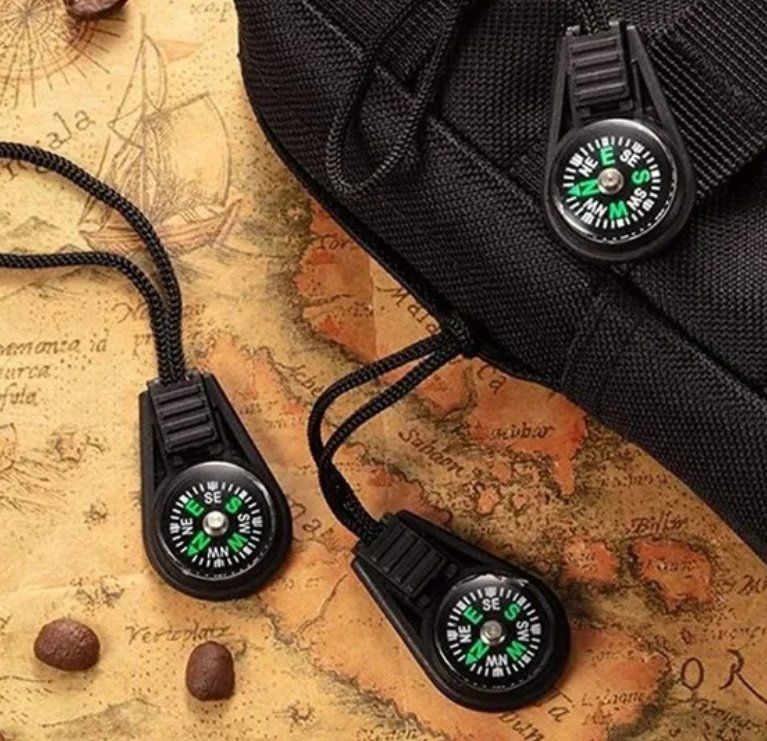 Watris Veiyi 12er Set Mini Kompass - Nur 20mm Klein Für Outdoor Abenteuer