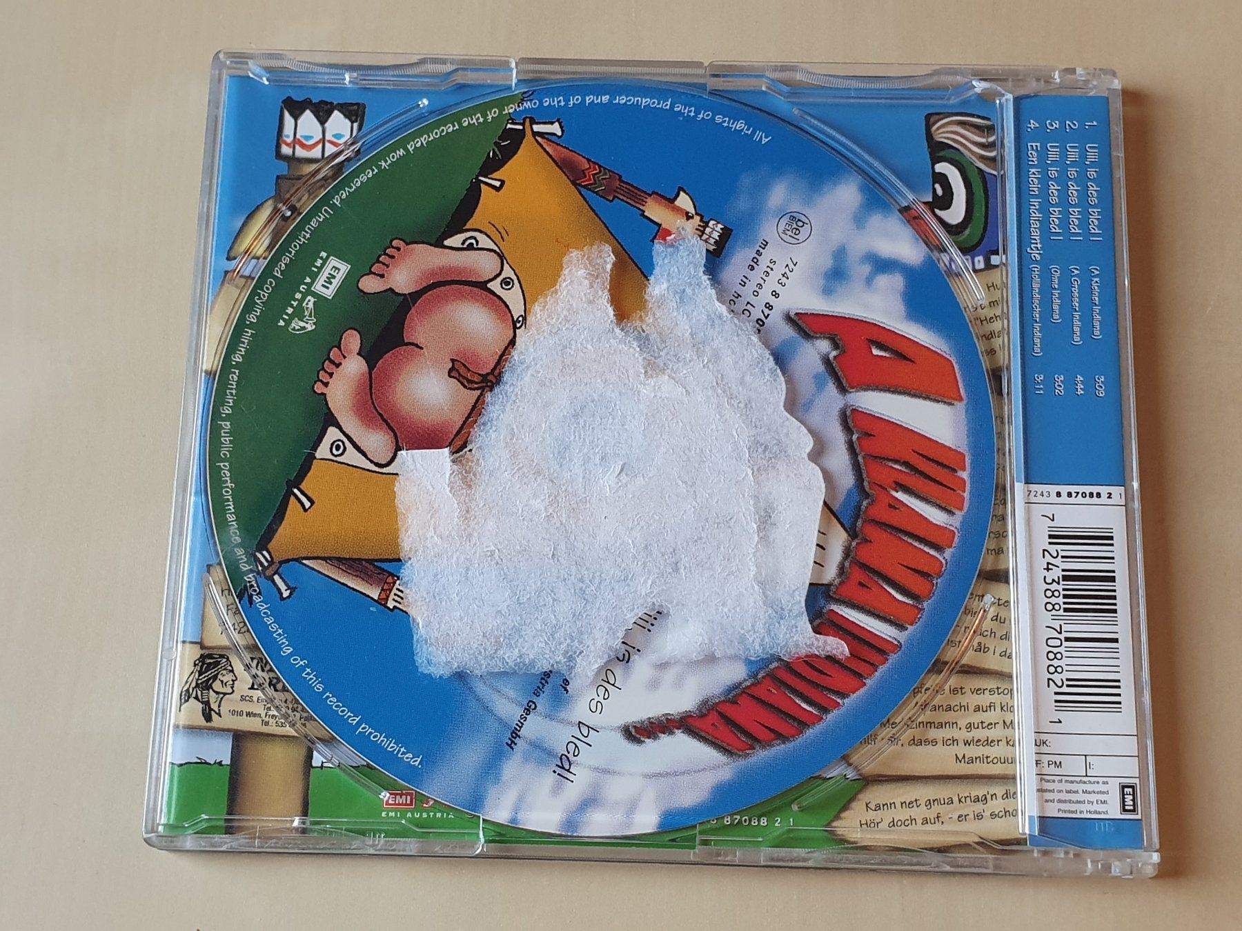 CD: A Klana Indiana uiii is das bled – Usato da Stansstad venduto da collectorsshop 1
