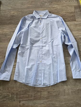 Tiger of Sweden FILLIAM Hemd Gr. 41 hellblau