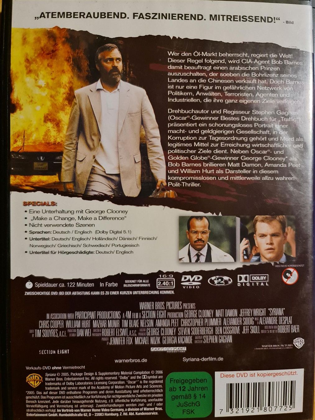 Tutti i DVDs: Syriana – Usato da Dintikon venduto da Vexi 1