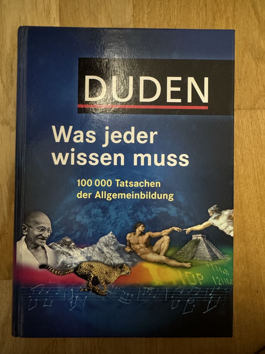 Libri: Duden Was jeder wissen muss Book German general knowledge – Nuovo (secondo la descrizione) da Aarau Rohr venduto da mic_d6nr