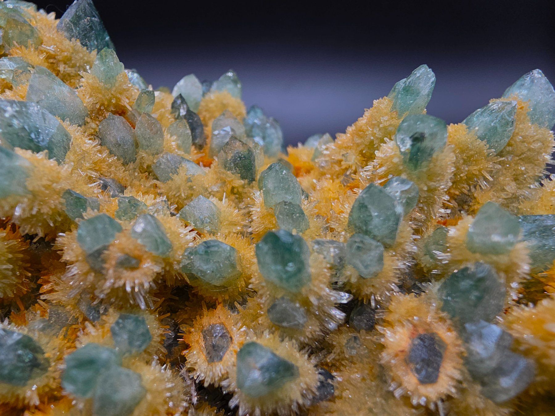 Minerali & Pietre curative: Green Quartz Crystal Cluster Points – Usato da Figino venduto da minshop 3