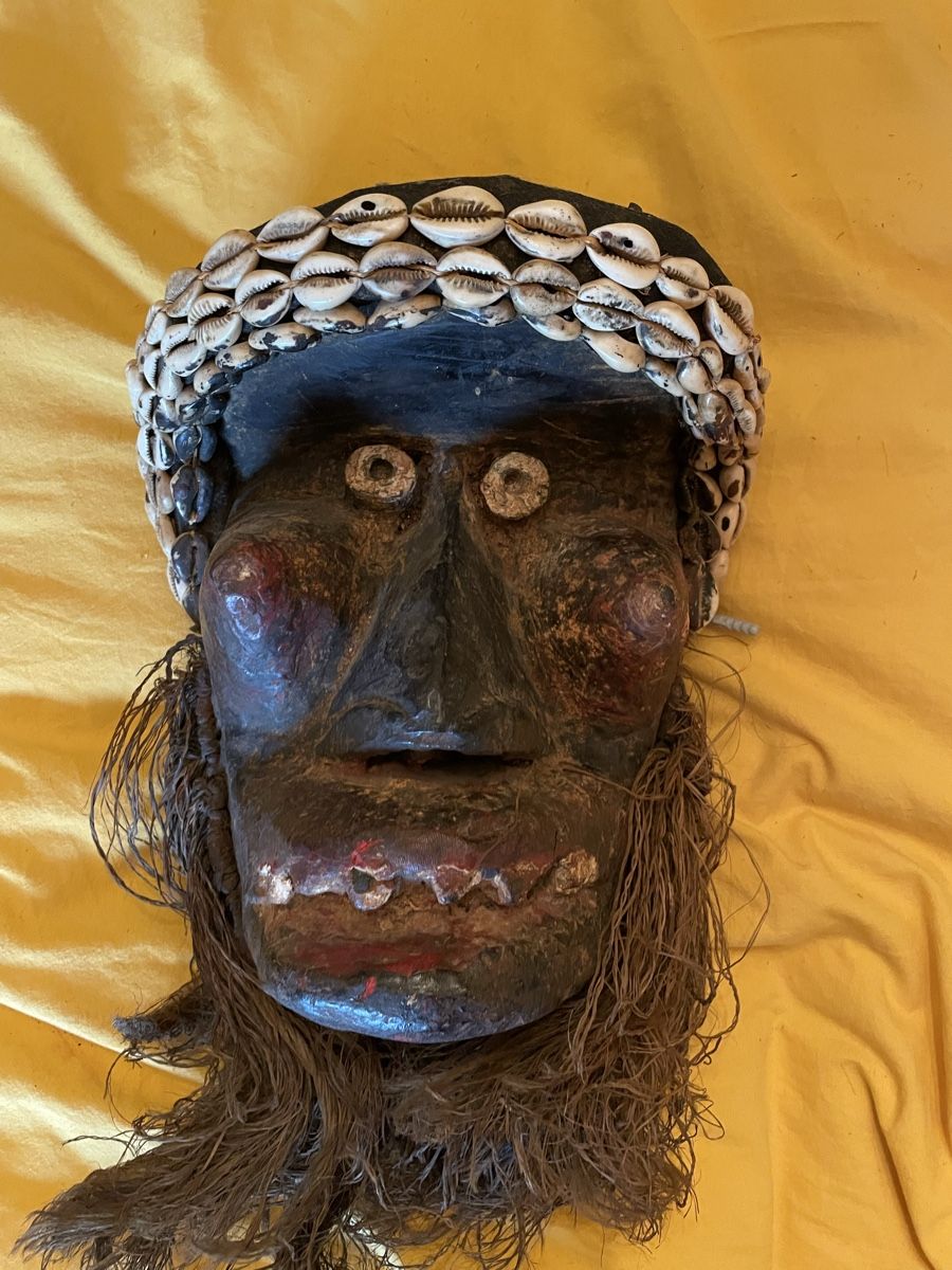 Arte internazionale: Dan Maske alt Elfenbeinküste – Usato da Basel venduto da Nataly1966